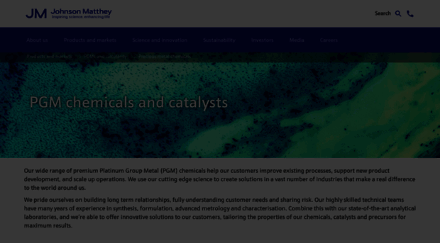 chemicals.matthey.com