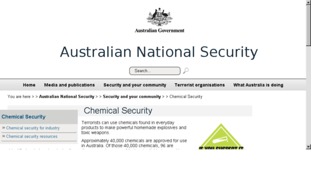 chemicalsecurity.gov.au