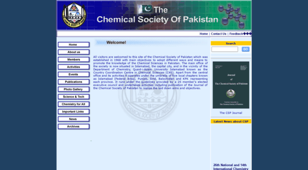 chemicalsocietyofpakistan.com