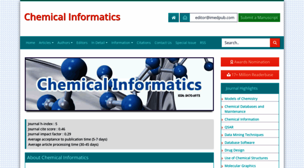 cheminformatics.imedpub.com