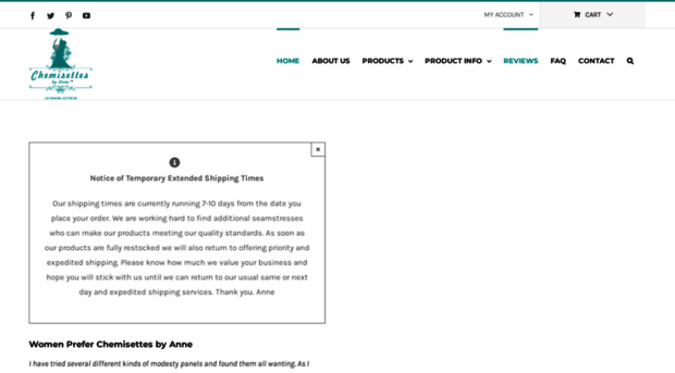 chemisettesbyanne.com