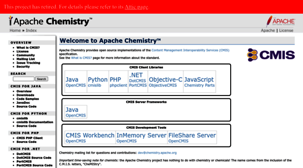 chemistry.apache.org