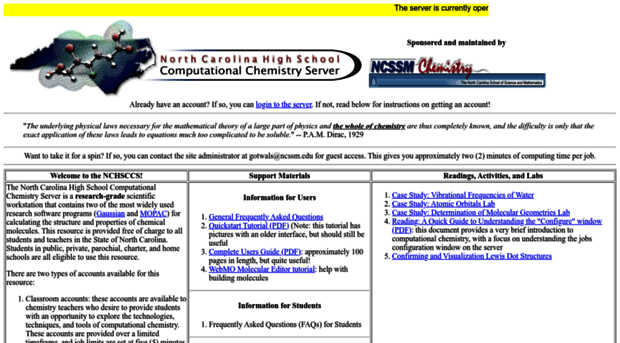 chemistry.ncssm.edu