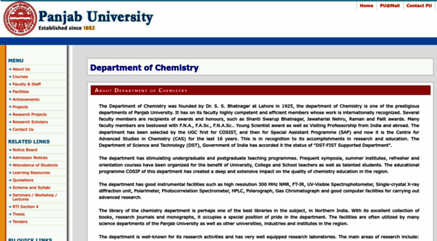 chemistry.puchd.ac.in