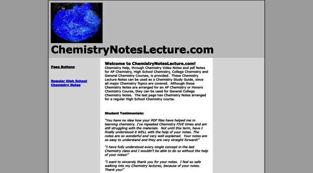 chemistrynoteslecture.com
