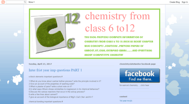 chemistrysixtotwelve.blogspot.in