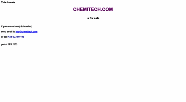 chemitech.com