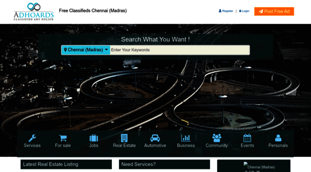 chennai-madras.adhoards.com