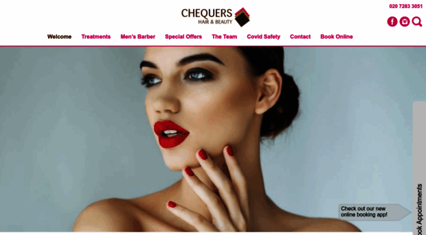 chequersbeauty.co.uk