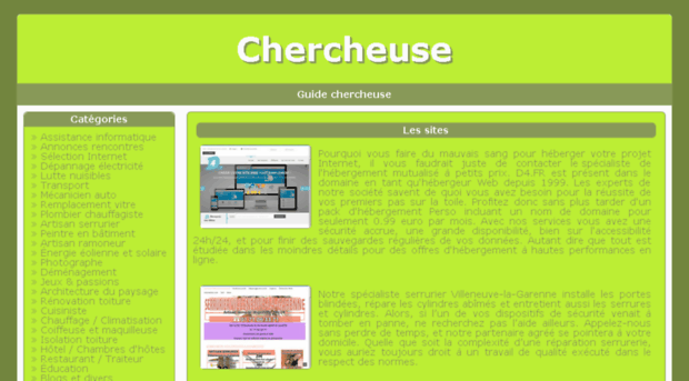 chercheuse.com