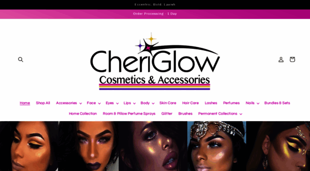 cheriglowcosmetics.com