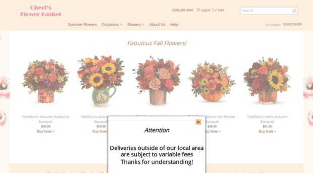 cherisflowerbasket.com