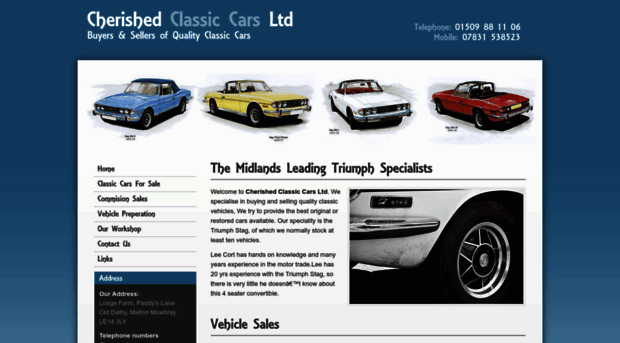 cherishedclassiccars.com