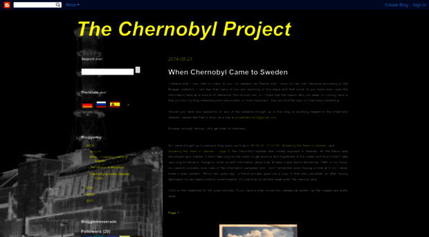 chernobylproject.blogspot.com
