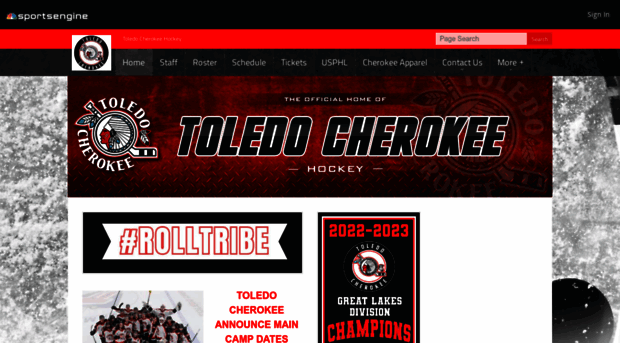 cherokeehockey.com