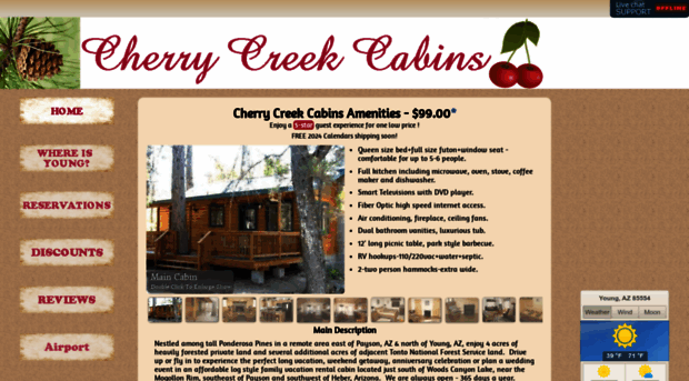 cherrycreekcabins.com