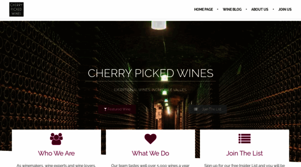 cherrypickedwines.com