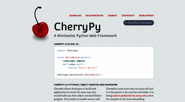 cherrypy.dev