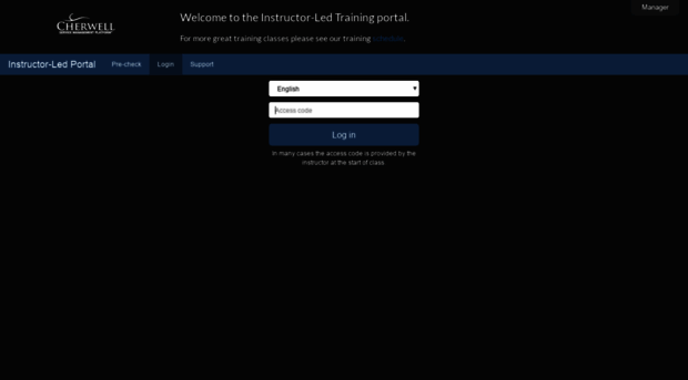 cherwell.instructorled.training