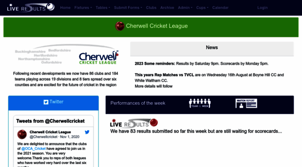 cherwellcricketleague.com