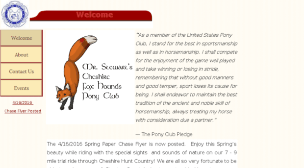 cheshire.ponyclub.org