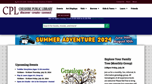 cheshirelibrary.org