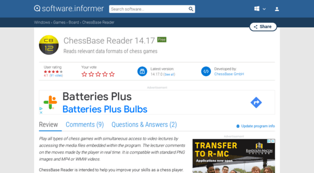 chessbase reader download free