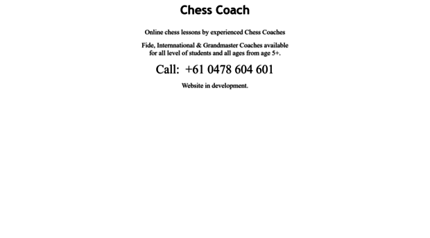 chesscoach.com.au