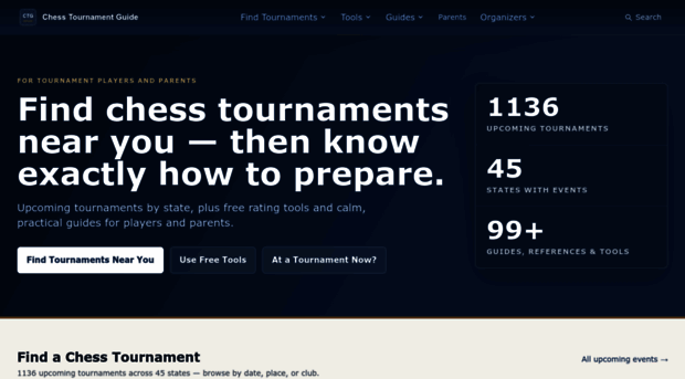 chesstournamentguide.com