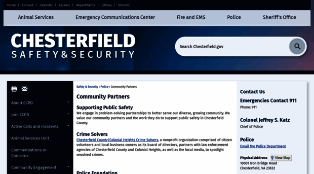 chesterfieldpolicefoundation.org