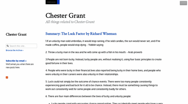 chestergrant.com