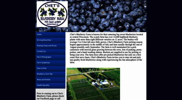 chetsblueberryfarm.com