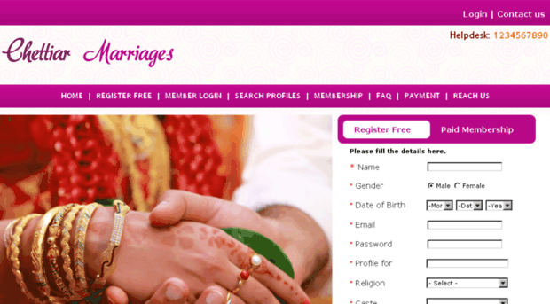 chettiarmarriages.com