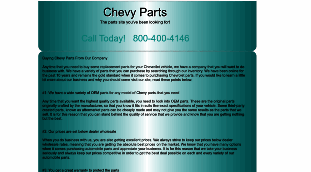 chevyparts.org