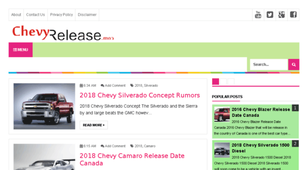 chevyrelease.com