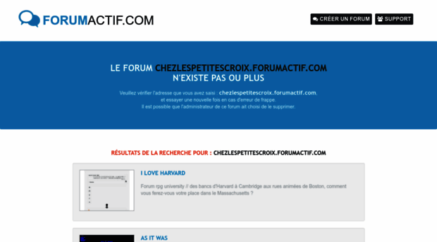 chezlespetitescroix.forumactif.com