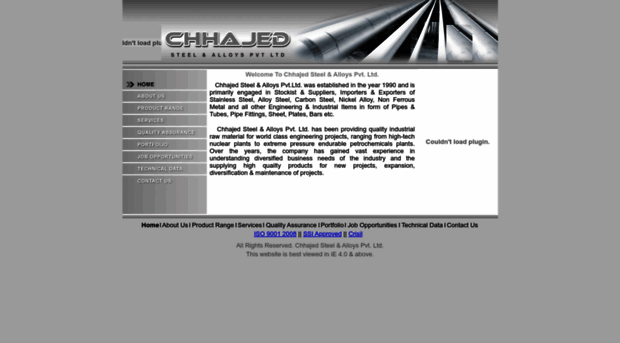 chhajedsteel.com