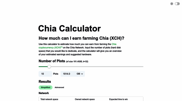 chiacalculator.com