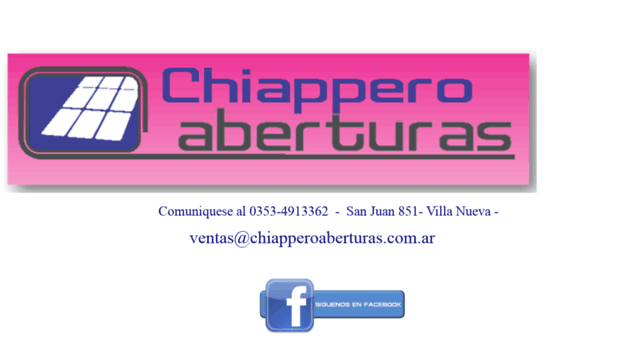 chiapperoaberturas.com.ar