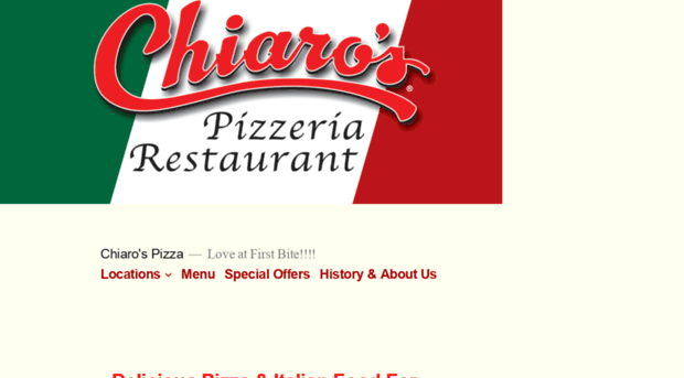 chiarospizza.com