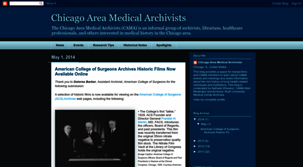 chicagoareamedicalarchivists.blogspot.com