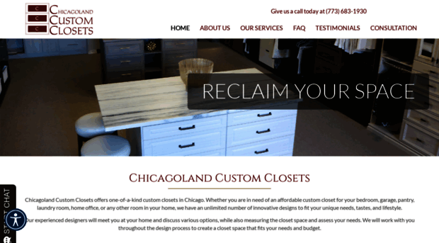 chicagolandcustomclosets.com