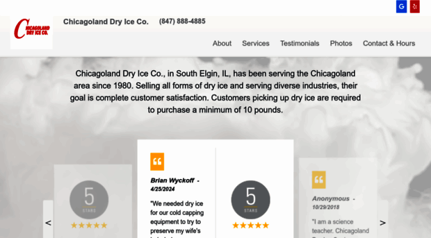 chicagolanddryice.com