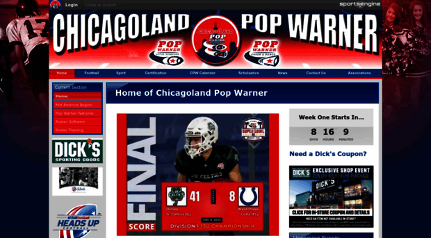 chicagolandpopwarner.org