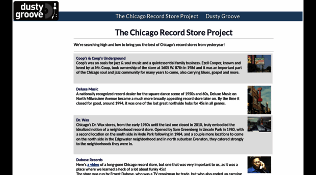 chicagorecordstoreproject.com