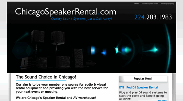 chicagospeakerrental.com