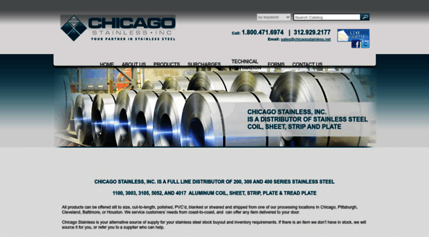 chicagostainless.net