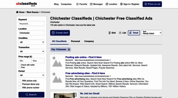 chichester.ukclassifieds.co.uk