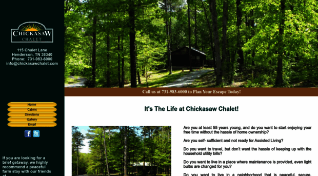 chickasawchalet.com