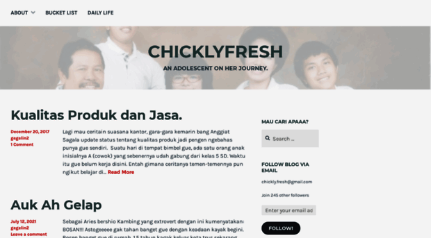 chicklyfresh.wordpress.com